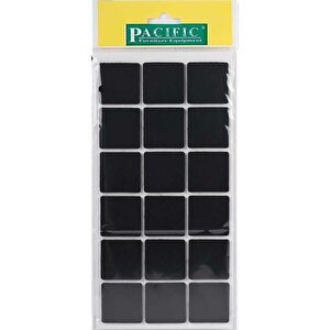 Pacific 6035 Bl Yapışkanlı Keçe  35 Mm X 35 Mm Siyah