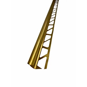 Sarı 12 Mm Seramik İç Köşe Profili 2,70 Metre 10 Adet