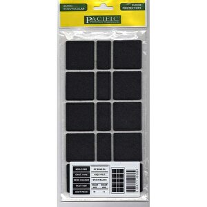 Pacific 6040 Bl Yapışkanlı Keçe  40 Mm X 40 Mm Siyah