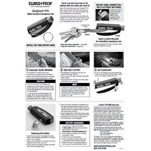 Swisstech Bodygard Ptx 3 In 1 Çok Fonksiyonlu Alet