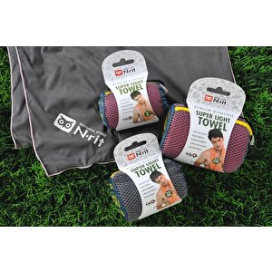 N-rit Süper Light Towel Medium Havlu-mor