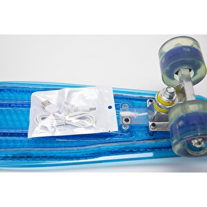 Xslide 22 Ledli Kaykay-laci̇vert