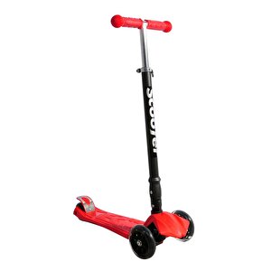 Xslide Işıklı Tekerlekli Scooter-kirmizi