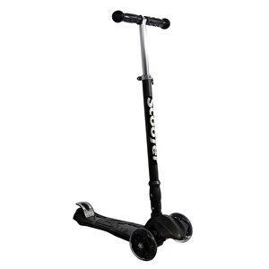 Xslide Işıklı Tekerlekli Scooter-si̇yah