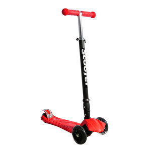 Xslide Işıklı Tekerlekli Scooter-si̇yah