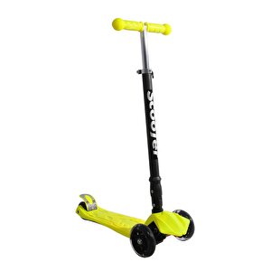 Xslide Işıklı Tekerlekli Scooter-sari