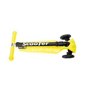 Xslide Işıklı Tekerlekli Scooter-sari