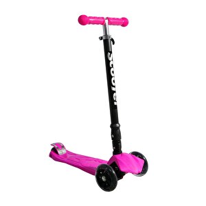 Xslide Işıklı Tekerlekli Scooter-pembe