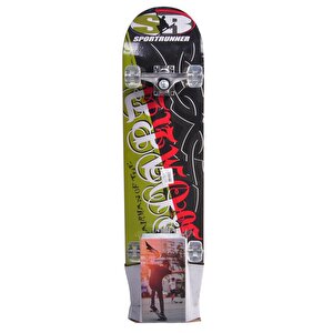 Xslide Skateboard Kaykay-gri̇