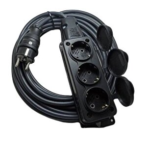 Hiva Hv808 30 Metre 3 Lü Kauçuk Uzatma Kablo  3x2,5