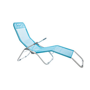 Andoutdoor Tumbona Katlanır Şezlong-mavi̇