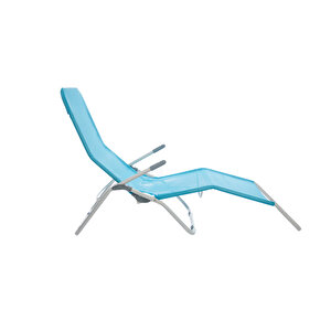 Andoutdoor Tumbona Katlanır Şezlong-mavi̇