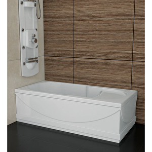 150x80x55 Oturmalı Düz Küvet
