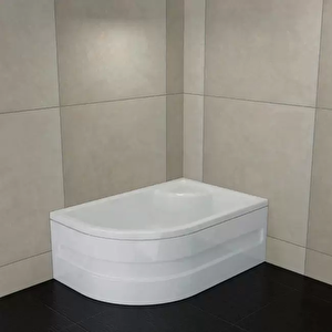 120x90x44 Asimetrik Sağ Oturmalı Mini Küvet