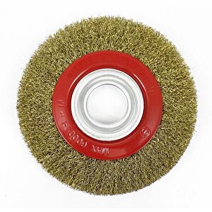 Partner 02005 Sarı Telli Daire Fırça 150x25 Mm