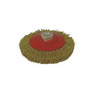 Partner 03033 M14 Vidalı  Sarı Telli Fırça 125 Mm