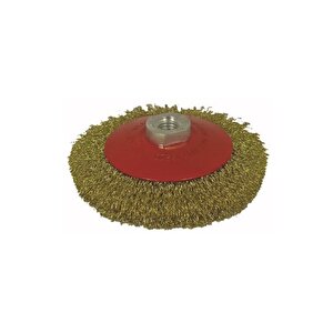 Partner 03033 M14 Vidalı  Sarı Telli Fırça 125 Mm