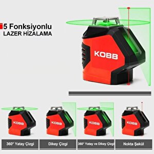 Kobb Kbl88gtp 25 Metre Otomatik Hizalama Yeşil Lazer