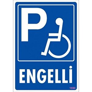 Engelli Uyarı Levhası 25x35 Kod:1590