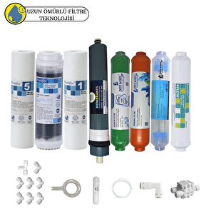 Purefer Açık Kasa Çif Sedimentli Sertifikalı 8li Platinium Mebran  Mineral+alkalili+detox