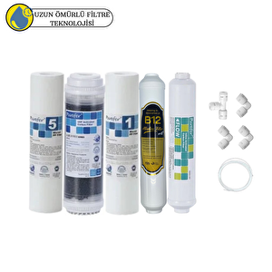 Purefer Açık Kasa Çift Sedimentli Sertifikalı 5li Mebransız  B12 Alkalili