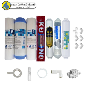 Purefer Açık Kasa Çift Sedimentli Sertifikalı 7li Orijinal Lg Kuno Mebran 4lü Mineral+b12 Alkali