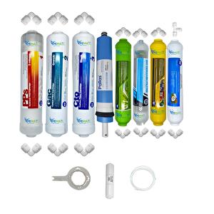 Kapalı Kasa Su Arıtma Cihazlarına  Stdmax  8li Pallas Mebran Alkali+mineral+detox+tatlandırıcı