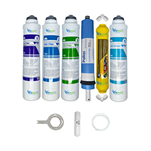 Kapalı Kasa Su Arıtma Cihazlarına  Tak Çevir   6li Pallas Mebran Mineral+tatlandırıcı