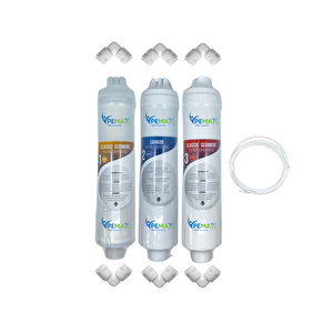 Kapalı Kasa Su Arıtma Cihazlarına Uygun Eco  3 Lü Set
