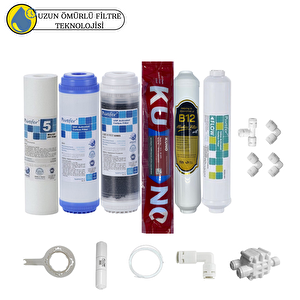 Purefer Açık Kasa Çift Karbonlu Sertifikalı 6li Orijinal Lg Kuno Mebran  B12 Alkalili