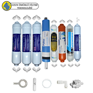 Swun Chyan Kapalı Kasa Su Arıtma Cihazlarına Sertifikalı 8li B12 Alkali+detox+ Pallas Mebran Mineral