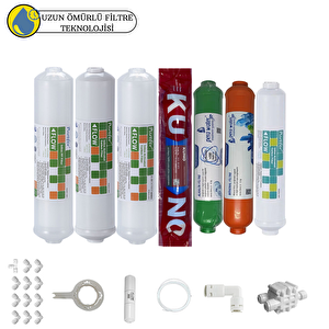 Purefer Kapalı Kasa Su Arıtma Cihazlarına Sertifikalı 7li Orijinal Lg Kuno Mebran  Mineral+alkali