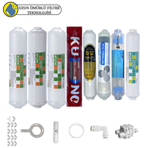 Purefer Kapalı Kasa Su Arıtma Sertifikalı 8l Ib12 Alkali+detox+ Orijinal Lgkuno Mebran 4lü Mineral