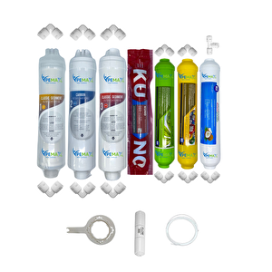 Kapalı Kasa Su Arıtma Cihazlarına Uygun Eco 7li Orijinal Lg Kuno Mebran Alkali+mineral Set