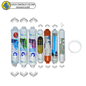 Kapalı Kasa Su Arıtma Uygun Sertifikalı 7li Mebransız Purefer+b12 Alkali+mineral+detox Set