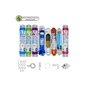 Kapalı Kasa Su Arıtma Cihazları Sertifikalı 8li Orijinal Filmtec Mebran Tat+b12+mineral+detox