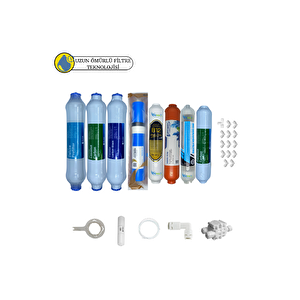 Fluxtek Kapalı Kasa Su Arıtma Sertifikalı 8li  Pera Water Mineral Vontron Helixfil Teknoloji Mebran