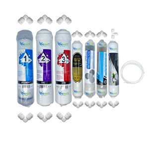 Kapalı Kasa Su Arıtma Cihazı  Std 7li Mebransız  B12 Alkali +şeffaf Mineral +detox+gümüş Iyon
