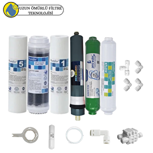Purefer Açık Kasa Çif Sedimentli Sertifikalı 6li Platinium Mebran  Alkalili