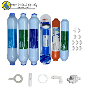 Fluxtek Kapalı Kasa Su Arıtma Cihazlarına Sertifikalı 6lı Pera Water Mineral Filmtec Dupon Mebran