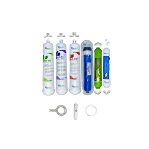 Kapalı Kasa Su Arıtma Cihazlarına  Hft  6li Reverse Osmosis Mebran Alkali+tatlandırıcı