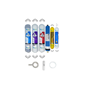 Kapalı Kasa Su Arıtma Cihazlarına Uygun Std  6li Vontron Mebran Mineral+tatlandırıcı Set