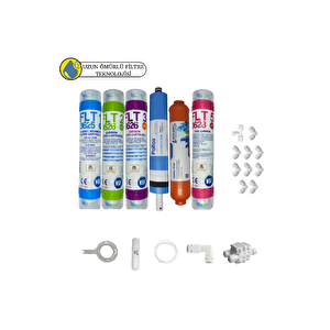 Pemax Water Kapalı Kasa Su Arıtma Cihazları Için Sertifikalı 6lı Pallas Mebran Tatlandırıcı+mineral Set