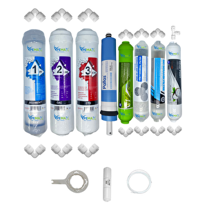 Kapalı Kasa Su Arıtma Cihazı Std 8li Pallas Mebran Alkali+şeffaf Mineral+detox+gümüş Iyon Tat