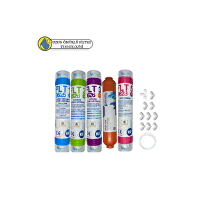 Kapalı Kasa Su Arıtma Cihazları Için Sertifikalı 5li Mebransız 12 Inç Tatlandırıcılı+mineral Set