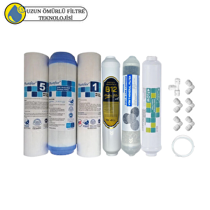 Purefer Açık Kasa Çift Sedimentli Sertifikalı 6li Mebransız Şeffaf 4lü Mineral+b12 Alkali