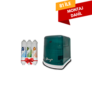 Stong Kapalı Kasa 7 Aşamalı Ultra Alkali+extra Mineralli Pompasız Su Arıtma Cihazı