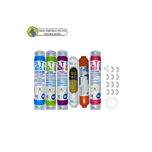 Kapalı Kasa Su Arıtma Cihazlarına Uygun Sertifikalı 6li Mebransız Tatlandırıcılı+b12+mineral Set