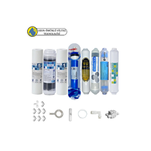Purefer Açık Kasa Çift Sediment Sertifikalı 8li Filmtec Dupon Mebran 4lü Mineral+b12alkali+detox