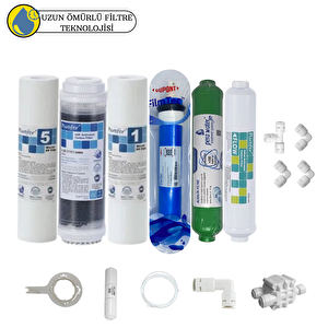 Purefer Açık Kasa Çif Sedimentli Sertifikalı 6li Filmtec Dupon Mebran  Alkalili